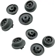 Kit 8 Wheels Basket Dishwasher TEKLiNe Compatible with Bosch Neff Replacement Accessories, Wheel Superior Basket Dishwasher Lava Tableware Accessories Replacement Series 00611475