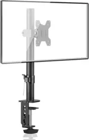 Single Fully Adjustable Monitor Arm Stand Mount Fits One Screen 13-32 inch 22lbs