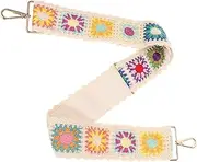 GLSTOY Elegant Crossbody Strap for Purses Wide Replacement Belt with Clips Chic Decorative Guitar Strap for Bags for DIY Upgrades and Style Refresh