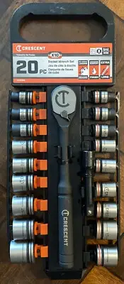 Crescent 20-Piece SAE/Metric 3/8" Socket Set