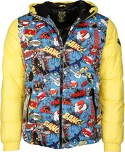 Top Gun Fun, textile jacket , color: Yellow/Blue/Red , size: XXL