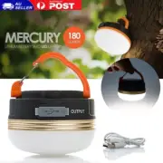 LED Rechargeable Magnet Adsorption Camping Light Lantern Outdoor Tent Lamp USB