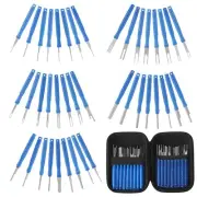 2024 Upgraded Terminal Removal Tool Kit - 41Pcs Blue Electrical Pin Removal T...