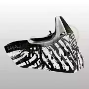 JT Spectra Zebra Replacement Goggle Bottom Skirt Proflex Mask Black White