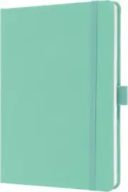SIGEL JN409 Jolie Notebook, Lined, Approx. A5, Mint Green, hardcover, 192 Pages