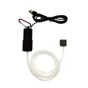 Black Air Pump Portable Mini USB L(M16) Aquatic FIsh Shrimp Tank Aquarium