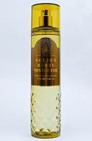 1 Bath & Body Works GOLDEN BERRY MISTLETOE Fine Fragrance Mist Body Spray 8 oz