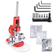 1" 1.25" 2.28" Button Maker Machine Badge Punch Press 1000 Parts Circle Cutter