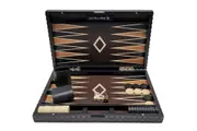 Dal Rossi Wood Backgammon European Style 15 inch Family Board Game