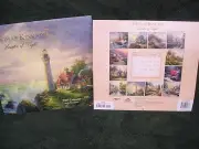 4 Thomas Kinkade Painter 2007 Collectible Wall Calendar Scripture DIY NIP