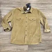 Pendleton Corduroy Aztec Fleece Lining Shacket Men Size XL New