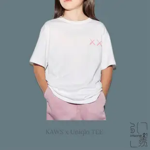 KAWS X UNIQLO UT 親子 短袖 短T 白粉 男女 孩童 TEE 【Insane-21】