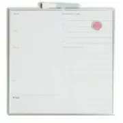 Magnetic 14" Whiteboard Dry Erase Pen Board With Marker Glossy Weekly Planner