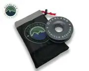 OVS | Winch Shackle | Recovery Ring 4.00" 41,000 lb. Gray With Storage Bag | 192