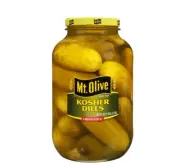 Mt. Olive Whole Kosher Dill Pickles, 128 fl oz Jar