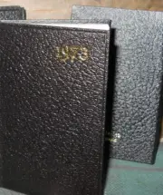 1973 *Two (2) Pocket Diary Planner/Addresses*2 1/2"W x 4"H inches age 52 in 2025