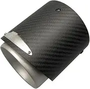 1 PIECE Carbon Fiber Exhaust Tip Muffler Tips Fit Compatible For Mini Cooper R55 R56 R57 R58 R59 R60 R61 F54 F55 F56 F57 F60(Style 4)