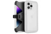 Pelican Apple iPhone 14 Pro Voyager Case with Holster Heavy-Duty - Clear