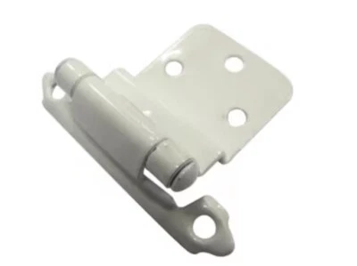 10 RELIABILT 200-Degree 3/8-in Inset Self-closing White Cabinet Hinge 228985