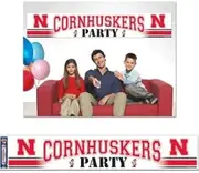 Nebraska Cornhuskers Party Banner