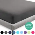 2000TC Ultra Soft Extra Deep Fitted Sheet Single/Double/Queen/King Bed Luxury