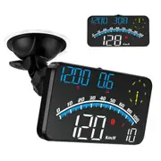 Universal Car Digital GPS Head Up Display MPH Overspeed Speedometer Alarm HD