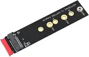 M.2 (NGFF) Key B+M to Key M Adapter Supports 2242/2260/2280 Type M.2 Key M SSD Dimension New Version Black for PCI-E Bus SSD
