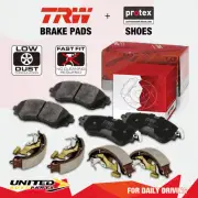 Front Rear TRW Disc Brake Pads + Protex Brake Shoes for Hyundai Getz TB 1.5L (for: Hyundai)