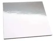 12" Cake Board Square - Silver 50pcs/pk