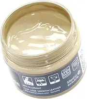Effective Leather Color Restorer Dye Renew Paste for Sofa Couches Bag Deeply Penetrating Formula, Beige, 4.8 x 4cm