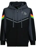 Panthers Nrl Youth Fleece Zip Jacket, Black, Size 12