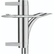S 24" Minimalist Wallbar Easy Height Adjust Handshower Sold Separately in Chrome