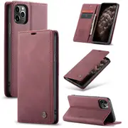 CaseMe iPhone 11 Pro Max Classic Folio Case Cover Apple ProMax Skin [Wine]