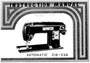 Serger W3851 White Sewing Machine Instruction Manual / Embroidery / Reprint