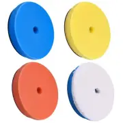 4 Pieces Buffing Polishing Pads 6 Inch Orbital Buffer Pads Hook and Loop Buff...