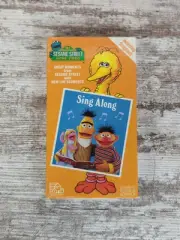 Sesame Street VHS Sing Along VINTAGE 80s Home Video Rare Sealed New W/ Song Book