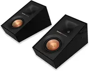 Klipsch R-40SA Black (Pair) - Sorround Dolby Atmos Speaker for Home Cinema Projection Ceiling