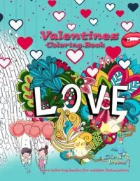 在飛比找博客來優惠-Coloring book valentines: Love