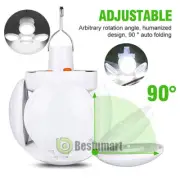 90° Foldable Solar LED Torch USB Rechargeable Night Light Outdoor Camping Lamp