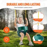 Toddler Swing Seat with High Back Support, 68 kg Capacity, Indoor/Outdoor Use