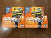 NEW Gillette Fusion 5 Proglide Shield Defense Blade Refills - 8 Cartridges Total