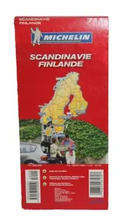 2007 Michelin Scandinavia Finland Map 711 HUGE 39"x60" Unfolded-G1