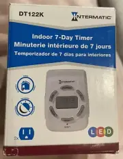 Intermatic DT122K 7-Day Indoor Plug-In HeavyDuty Digital Timer Two 3-Prong