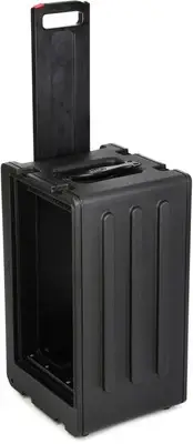SKB rSeries Shallow Rolling Rack Roto-molded Case - 6U