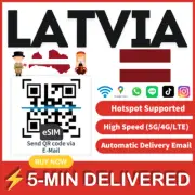 [eSIM] Latvia eSIM e-SIM card Travel Sim card Tarjeta eSIM Dato Data only A+