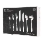 NEW STANLEY ROGERS 70 PIECE ALBANY CUTLERY GIFT BOX SET Fork Knife Spoon Cafe