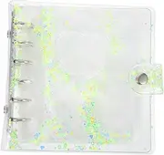 1 Set Clip photo cover earrings photo album accessories wedding binder pocket ring Glitter powder clear cover refillable notebook Accessories Refill photo album album clear binder