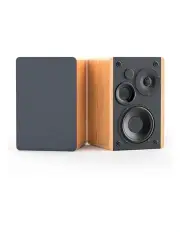 [Silcron] Wireless Active Bookshelf Speakers in Light Brown SLR01