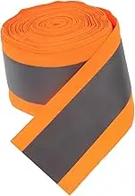 Ciieeo 1Roll Sew Reflective Webbing Tape High Visibility for Clothing and Emergency Use Fluorescent Reflective Strip Easy to Multipurpose