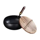 Nonstick Wok 9.45inch Induction Cooker Cookware Chinese Wok for Camping Home